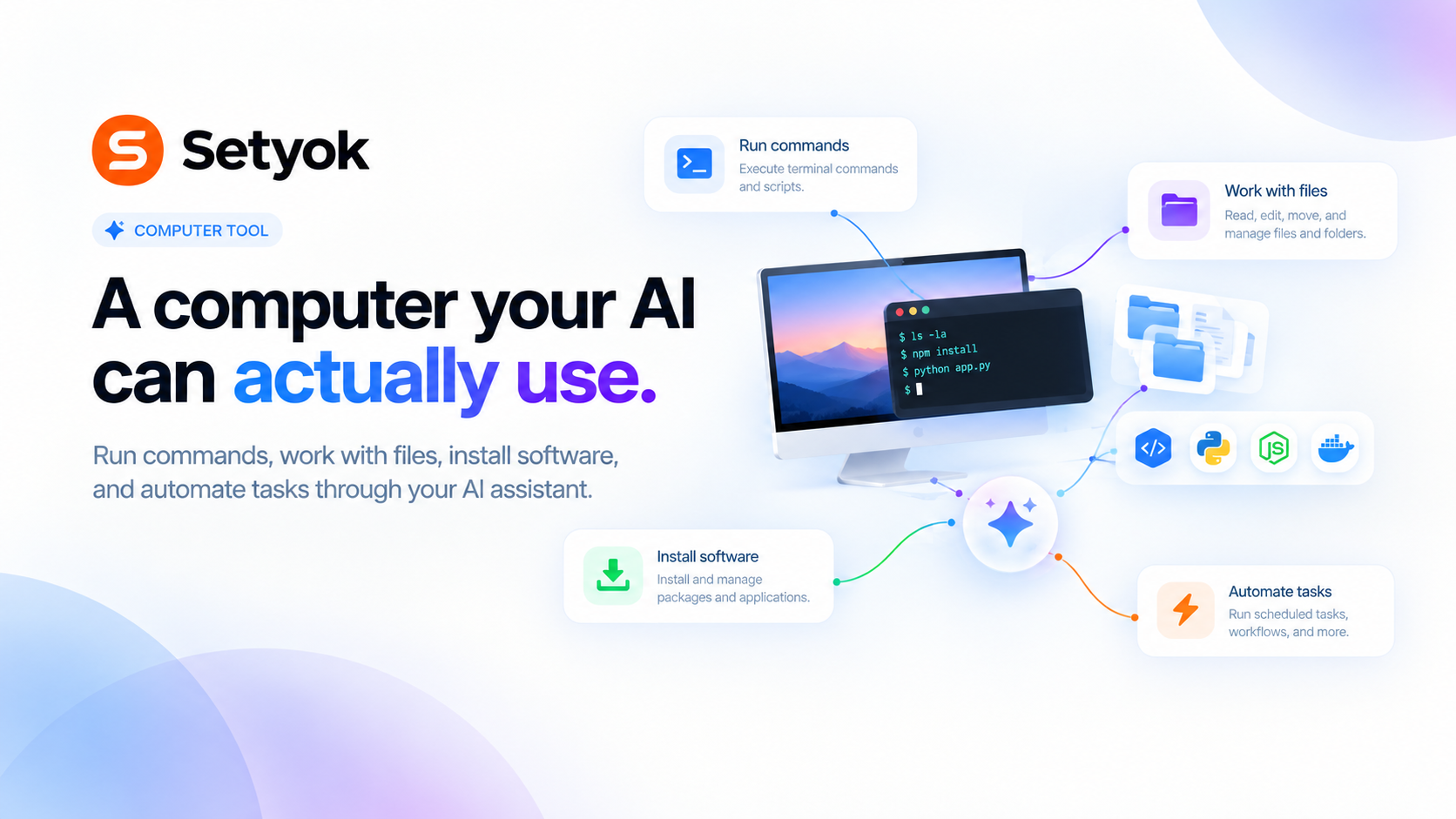 Computer banner